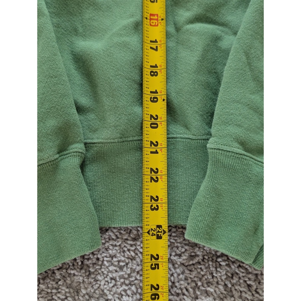 Champion Reverse Weave Hoodie Mens Medium Green Pullover Y2K - Picture 8 of 9